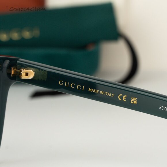 BRAND NEW Gucci GG1582SK 003 Opal Blue Grey Brown Unisex Square Sunglasses main image 3